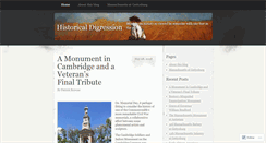 Desktop Screenshot of historicaldigression.com